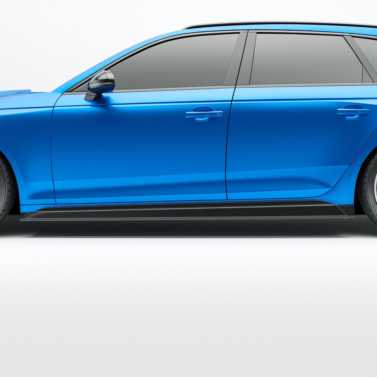 Audi RS4 B9.5 Facelift Carbon Fiber Side Skirts