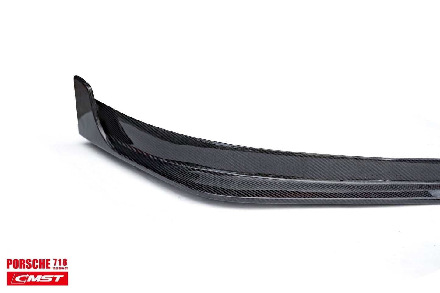 CMST Carbon Fiber Front Lip Ver.2 for Porsche Cayman/Boxster 718 2016-2020