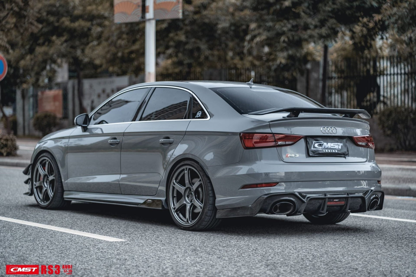 CMST Tuning Carbon Fiber Rear Diffuser for Audi RS3 2018-2020