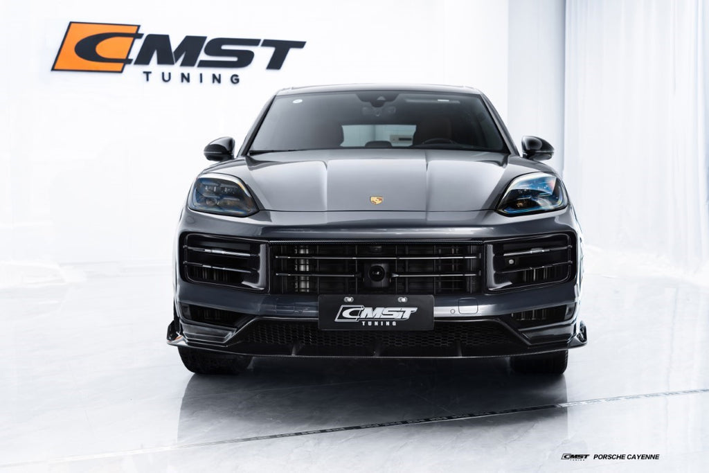 CMST Tuning Pre-preg Carbon Fiber Front Intake Vents Trim For Porsche Cayenne 9Y0 Facelift