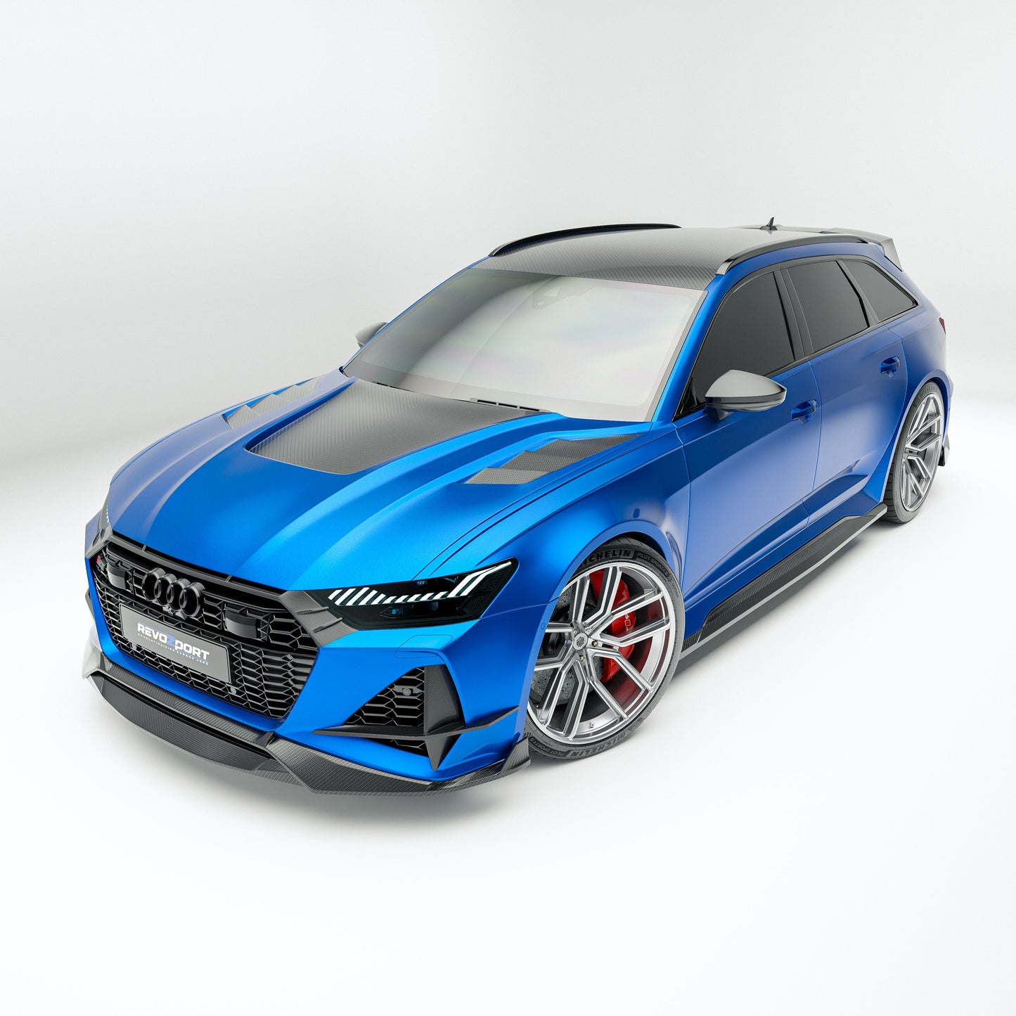Audi RS6 C8 Carbon Fiber Front Lip
