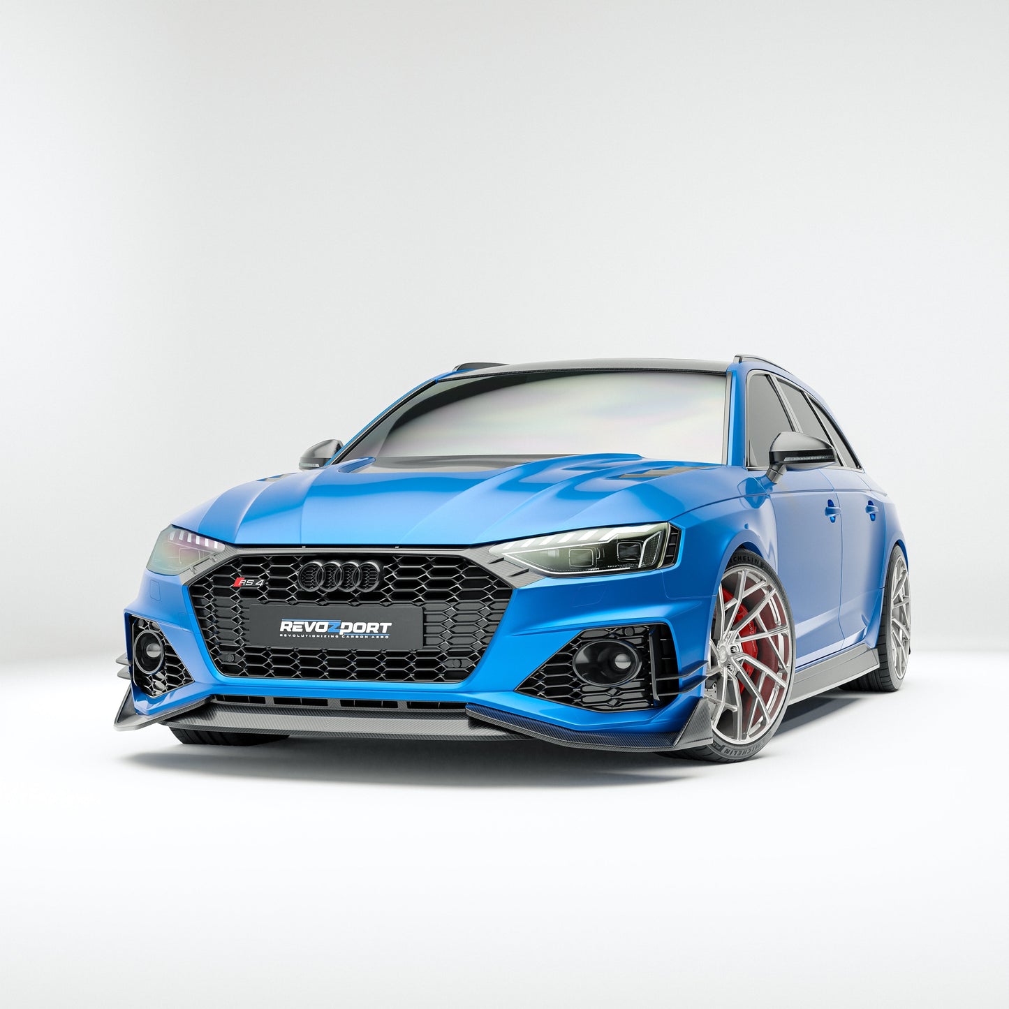 Audi RS4 B9.5 Facelift Carbon Fiber Front Grille