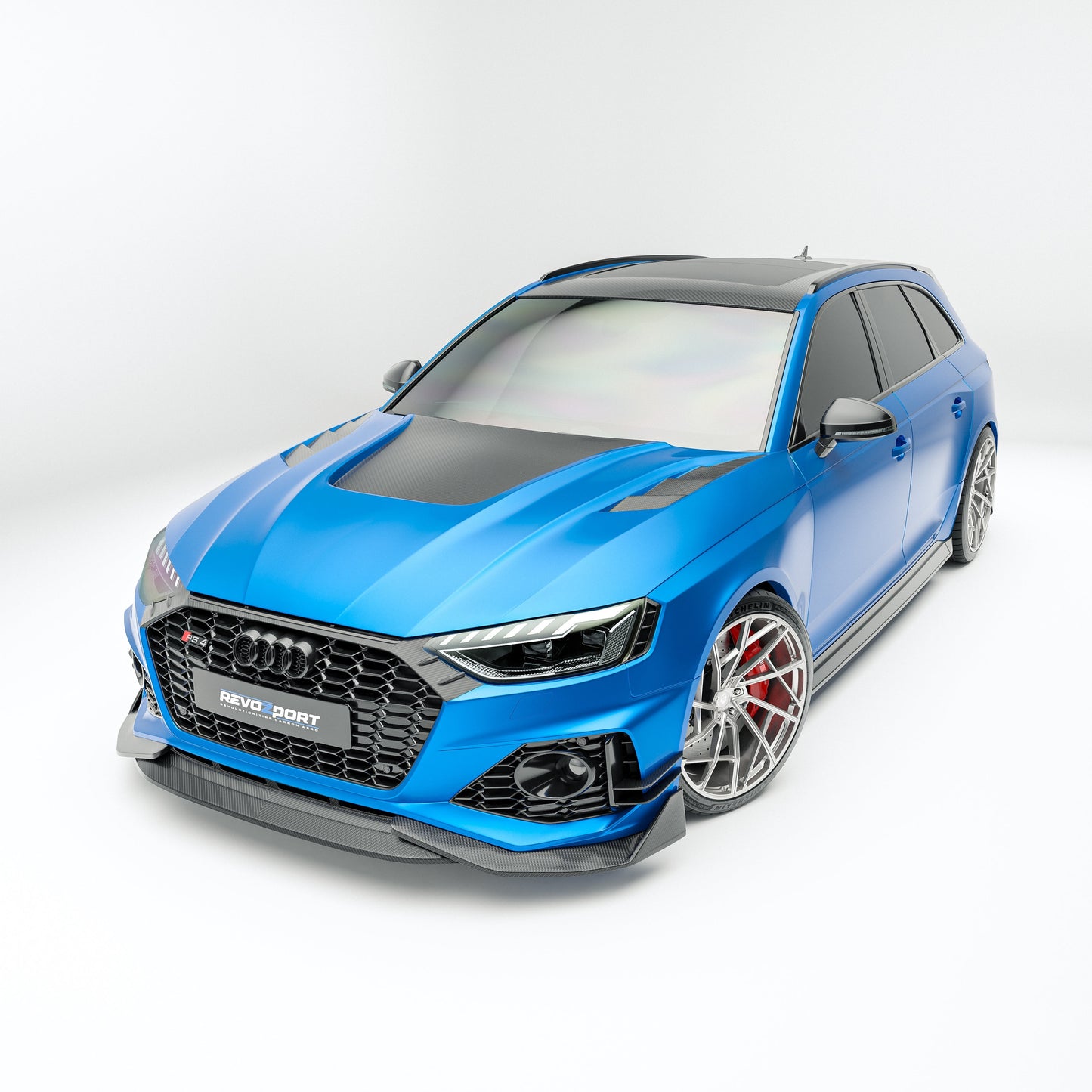Audi RS4 B9.5 Facelift Carbon Fiber Front Lip