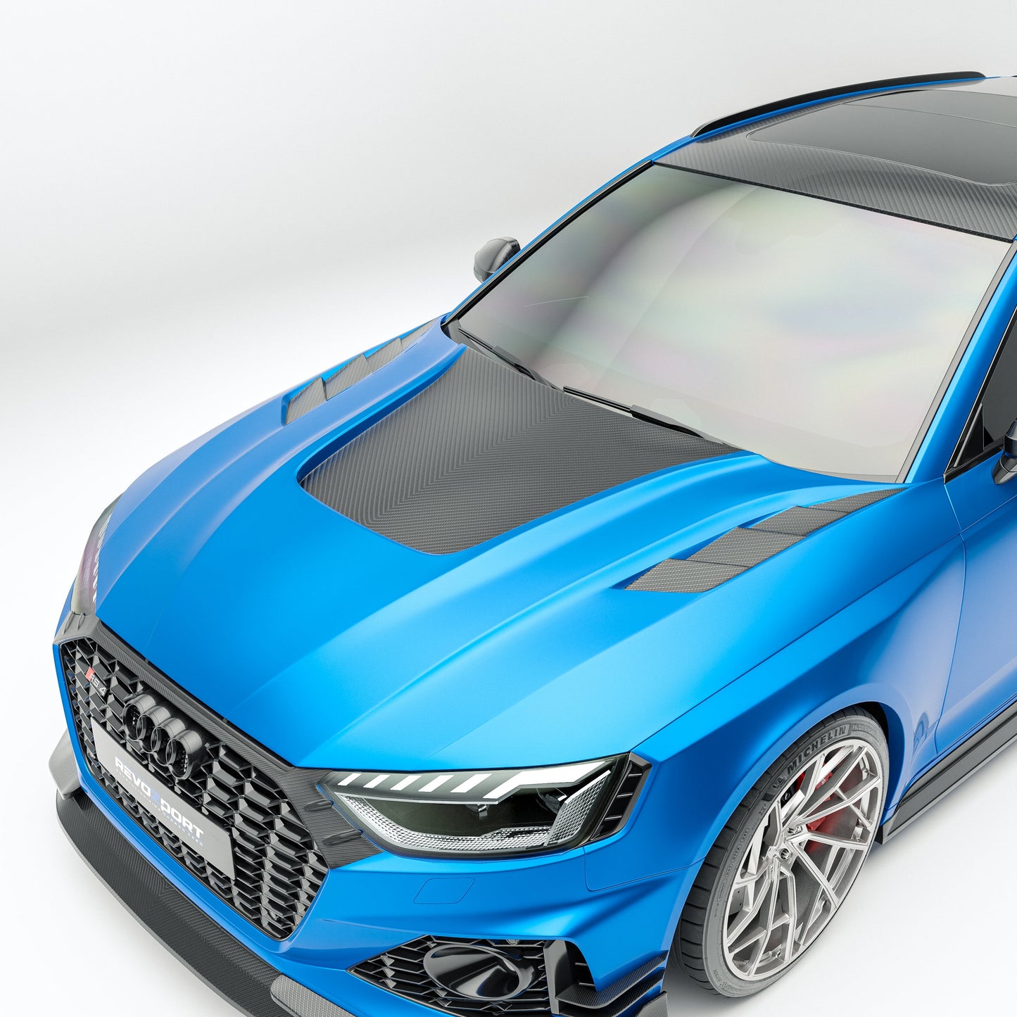 Audi RS4 B9.5 Facelift Carbon Fiber Hood