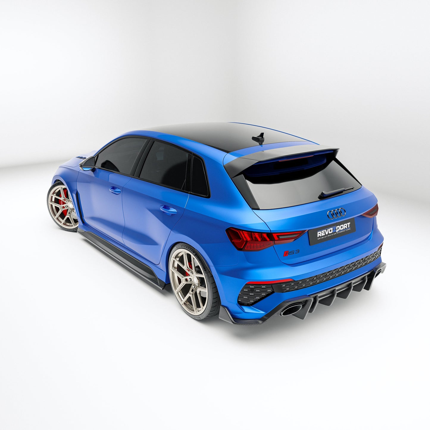 Audi RS3 8Y Sportback Carbon Fiber Rear Diffuser