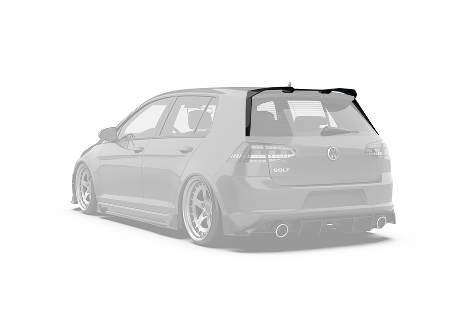 Robot Craftsman Volkswagen Golf / GTI / Golf R Rear Spoiler (Mk 7.5 On ...
