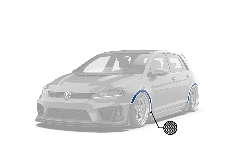 Robot Craftsman Volkswagen Golf / GTI / Golf R MK7 MK7.5 Front & Rear Arches