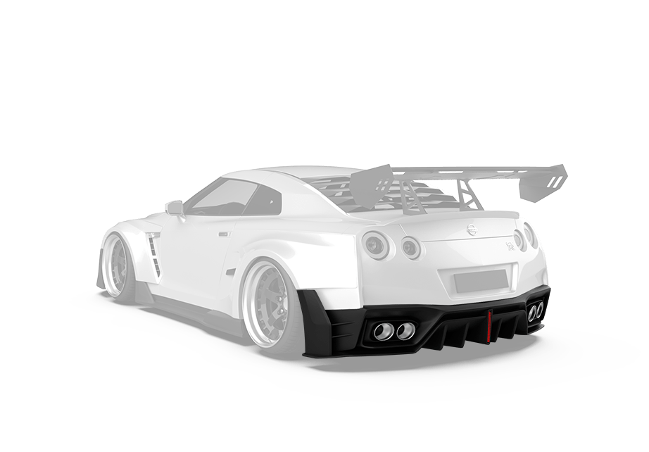 Robot Craftsman Nissan GTR Body Kit R35 WIDEBODY Fibre Glass Reinforced Plastic Complete Body Kit (FRP)