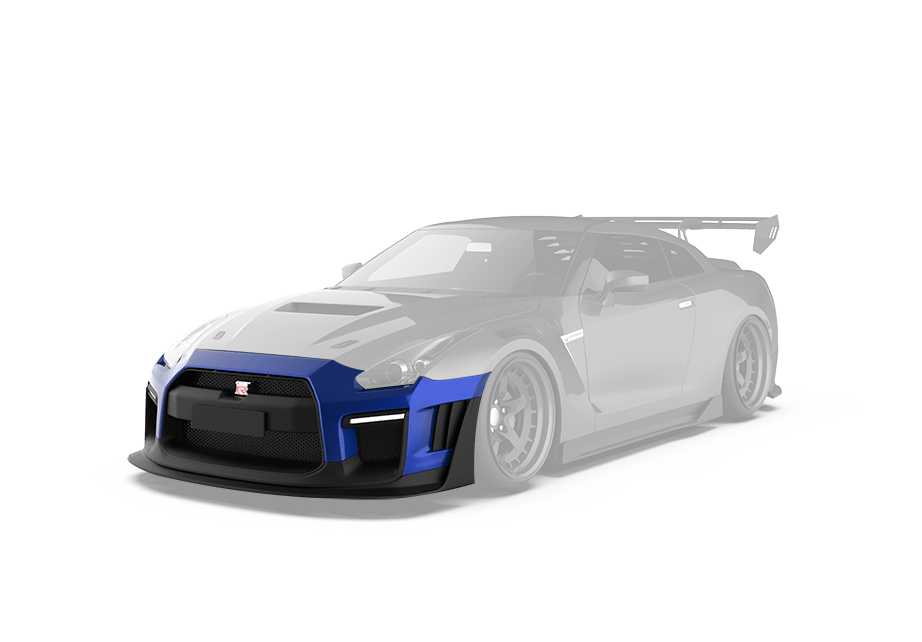 Robot Craftsman Nissan GTR Body Kit (R35) Front Bumper & Front Lip