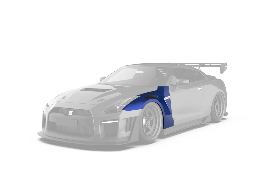 Robot Craftsman Nissan GTR Body Kit (R35) Front Arches