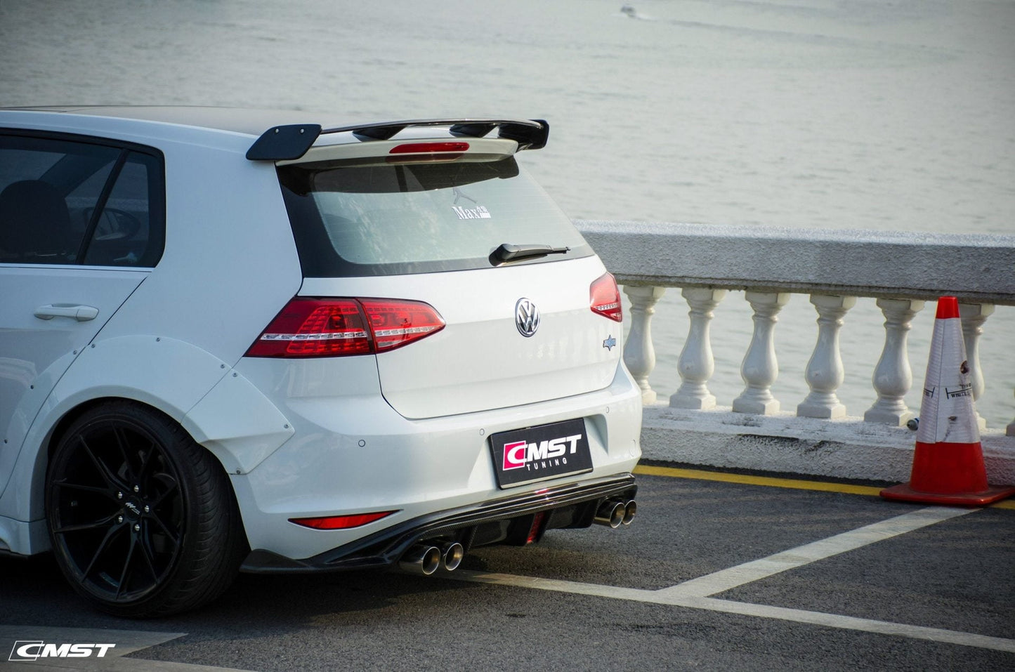 CMST Carbon Fiber Spoiler Wing for Volkswagen Golf MK7 2012-2020