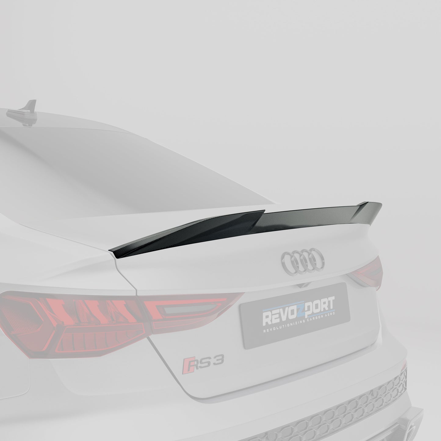 Audi RS3 8Y Limousine Carbon Fiber Trunk Spoiler