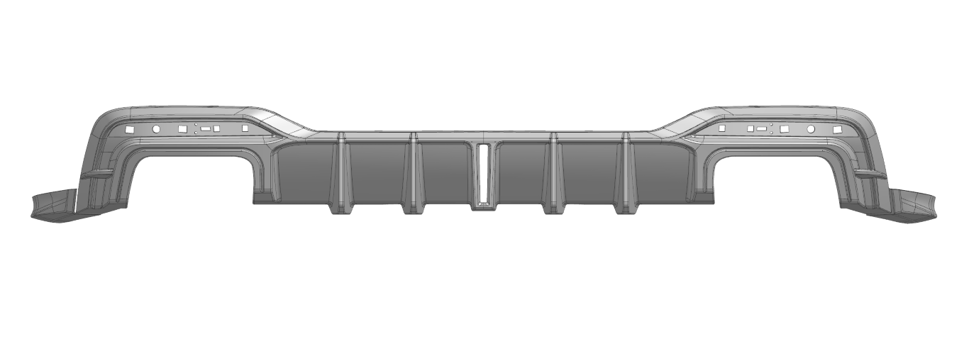 RBT Tuning Pre-preg Carbon Fiber Rear Diffuser Ver.2 for Audi S5 & A5 S Line 2020-ON B9.5