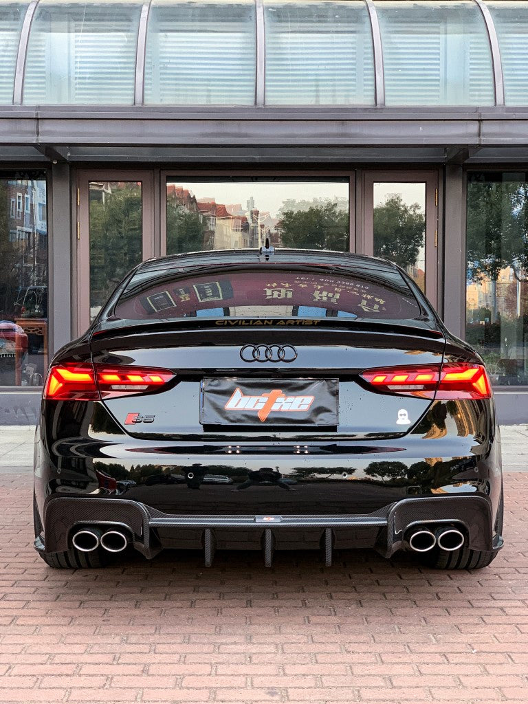 RBT Tuning Pre-preg Carbon Fiber Rear Diffuser Ver.1 for Audi S5 & A5 S Line 2020-ON B9.5