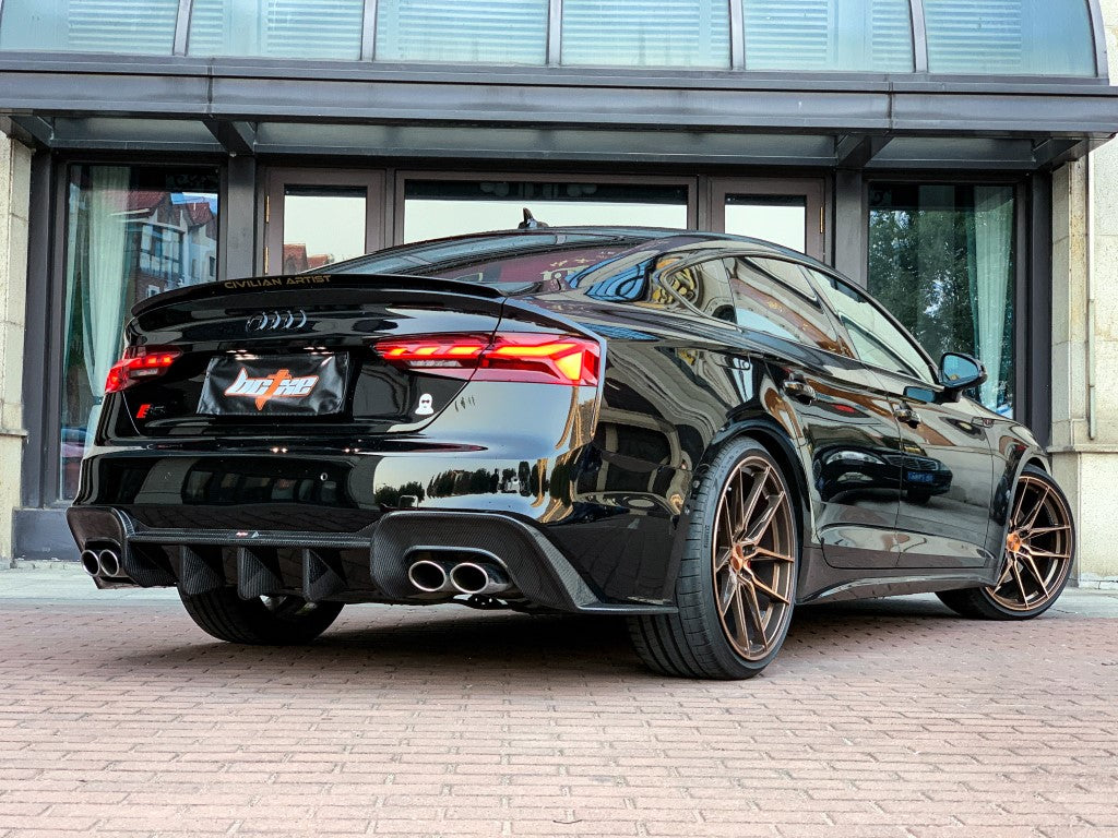 RBT Tuning Pre-preg Carbon Fiber Side Skirts for Audi S5 & A5 S Line & A5 Base 2020-ON B9.5 4 Door Sedan