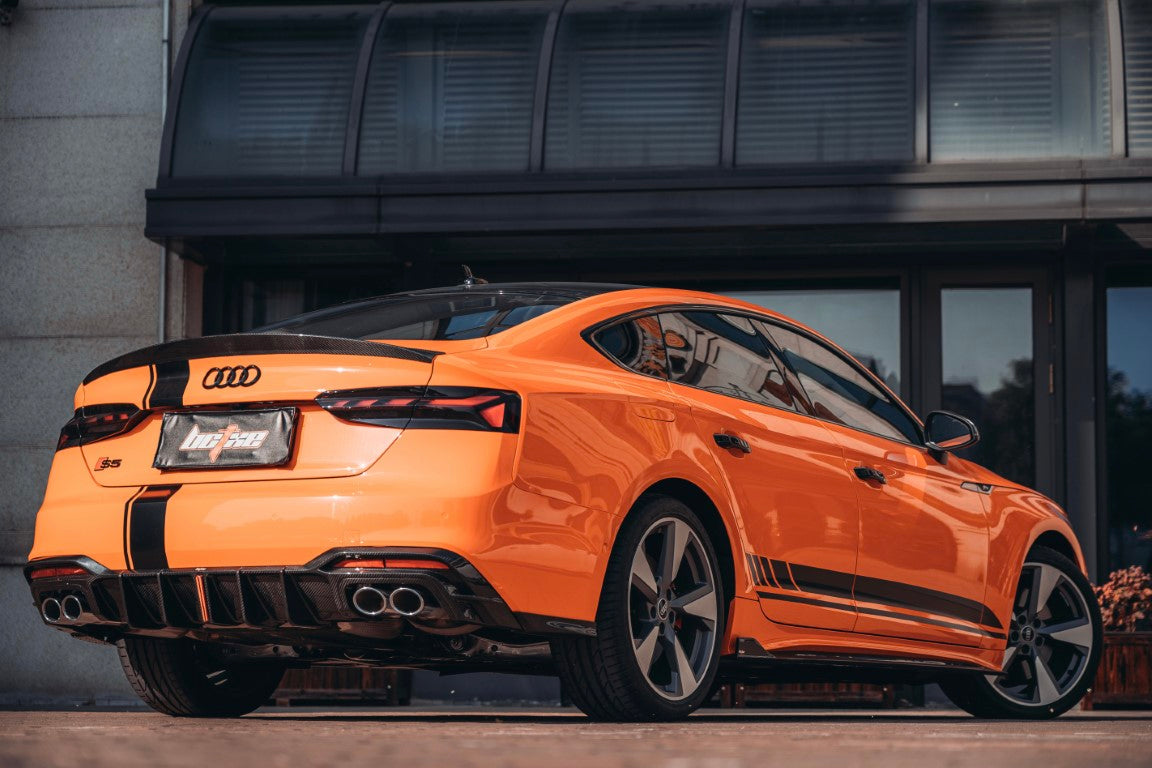 RBT Tuning Pre-preg Carbon Fiber Side Skirts for Audi S5 & A5 S Line & A5 Base 2020-ON B9.5 4 Door Sedan