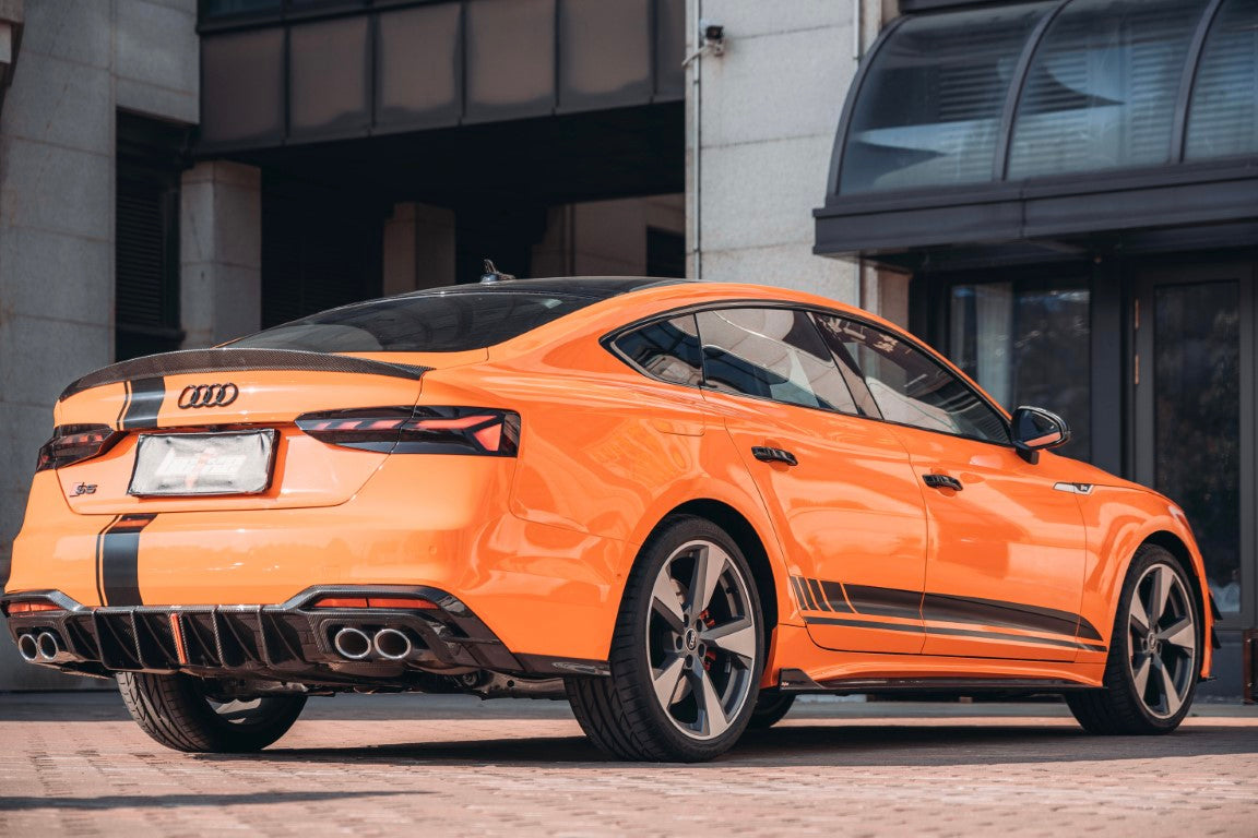 RBT Tuning Pre-preg Carbon Fiber Side Skirts for Audi S5 & A5 S Line & A5 Base 2020-ON B9.5 4 Door Sedan