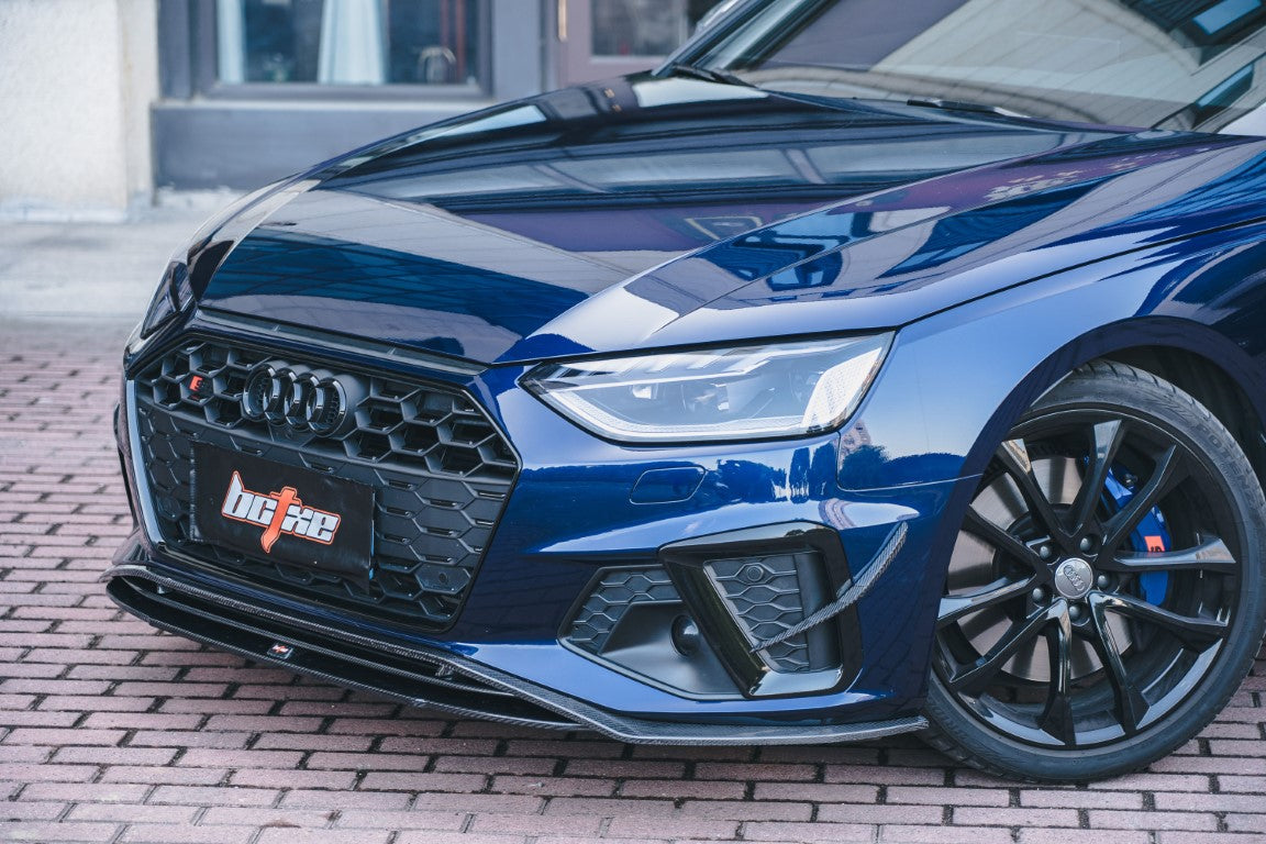 RBT Tuning Pre-preg Carbon Fiber Front Lip Ver.2 for Audi S4 & A4 S Line 2020-ON B9.5