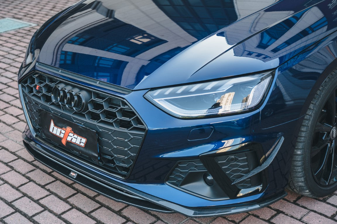 RBT Tuning Pre-preg Carbon Fiber Front Lip Ver.2 for Audi S4 & A4 S Line 2020-ON B9.5