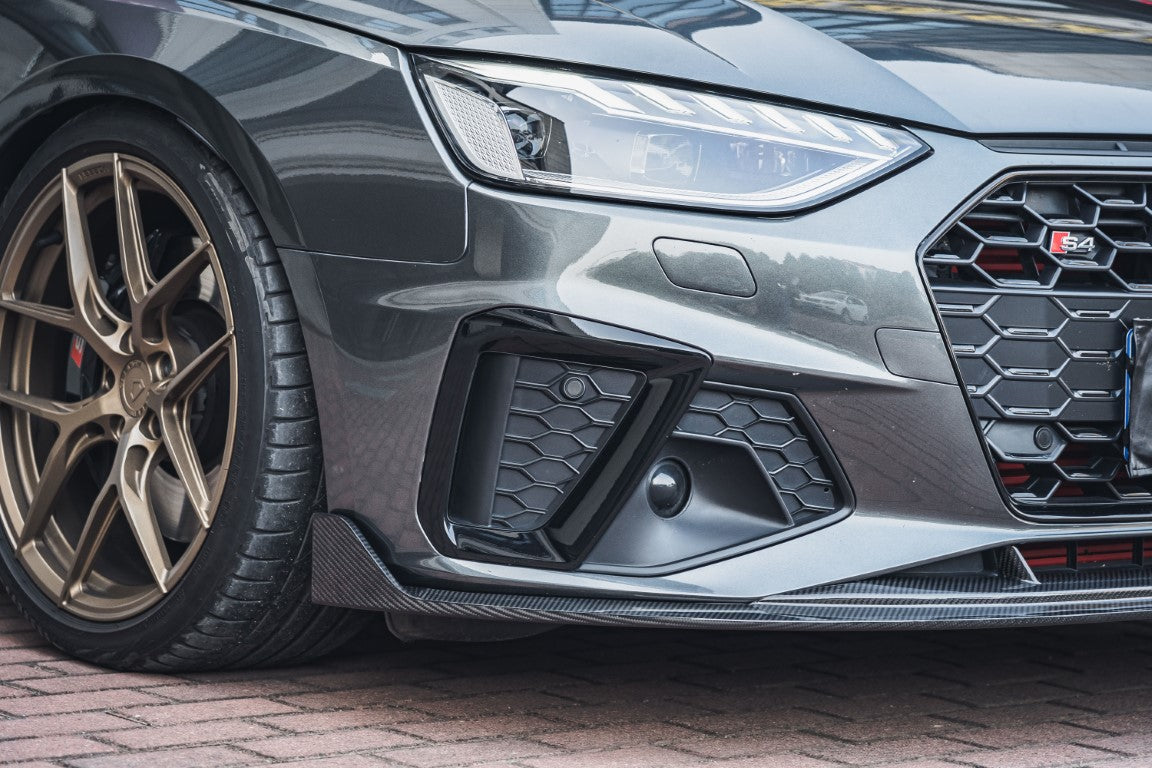 RBT Tuning Pre-preg Carbon Fiber Front Lip Ver.1 for Audi S4 & A4 S Line 2020-ON B9.5