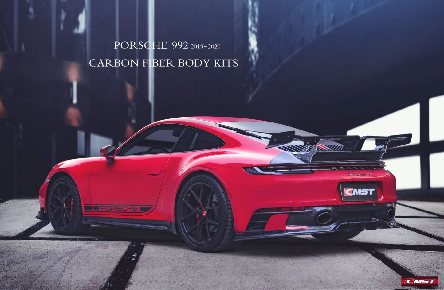 CMST Tuning Carbon Fiber Side Skirts for Porsche 911 992 2020