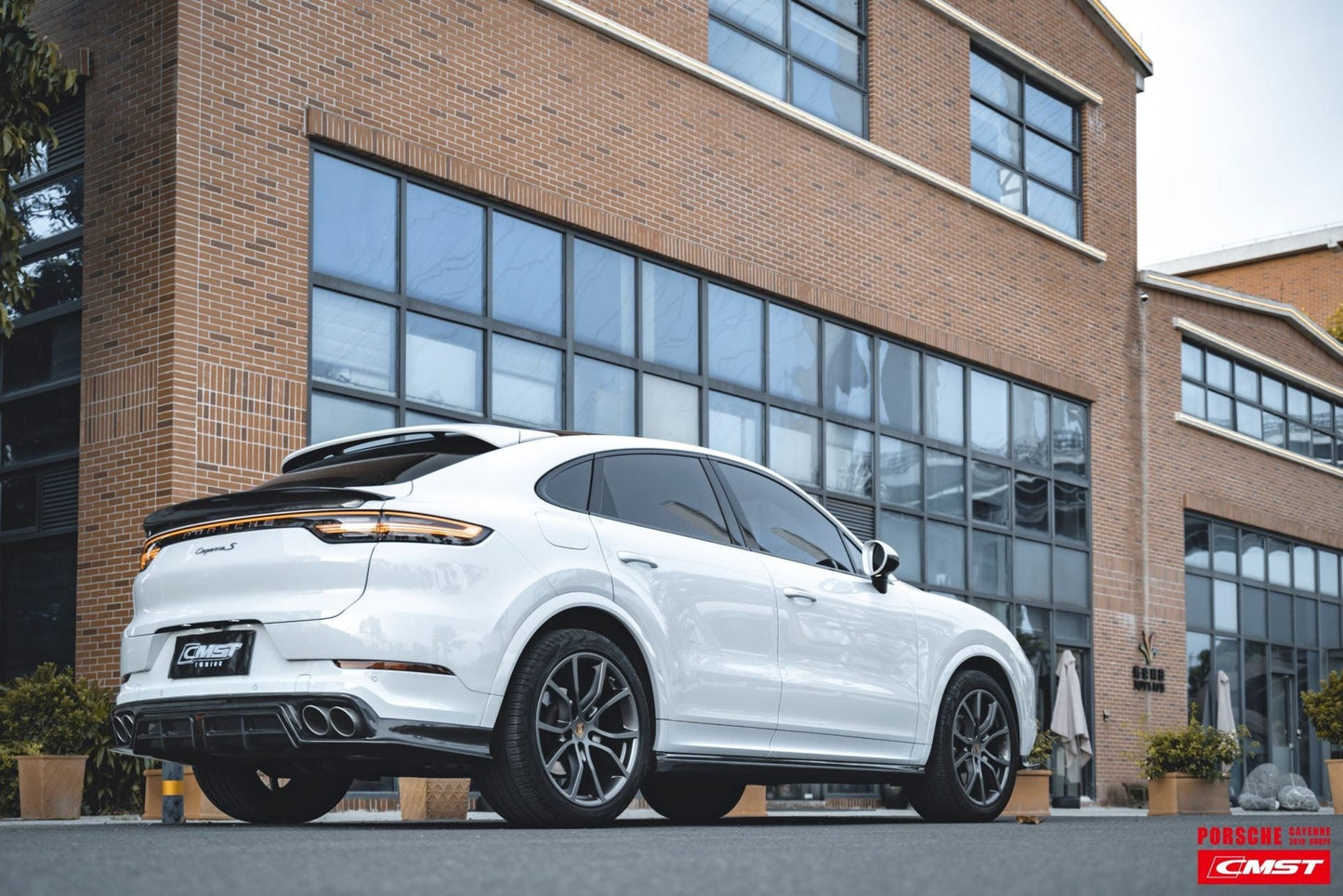 CMST Tuning Carbon Fiber Rear Spoiler for Porsche Cayenne Coupe 9Y3 2018-ON