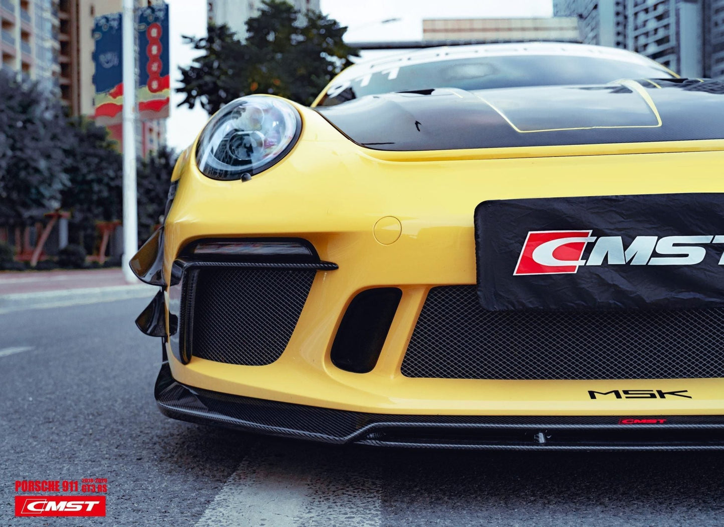 CMST Tuning Carbon Fiber Front Lip for Porsche  991 991.2 GT3RS