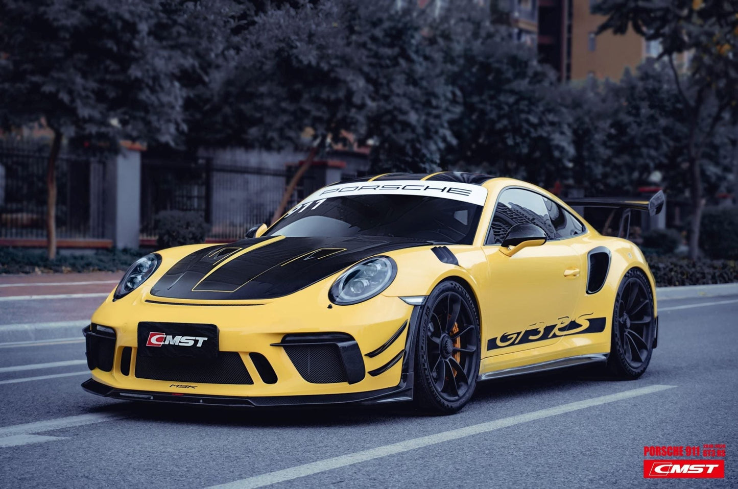 CMST Tuning Carbon Fiber Front Lip for Porsche  991 991.2 GT3RS