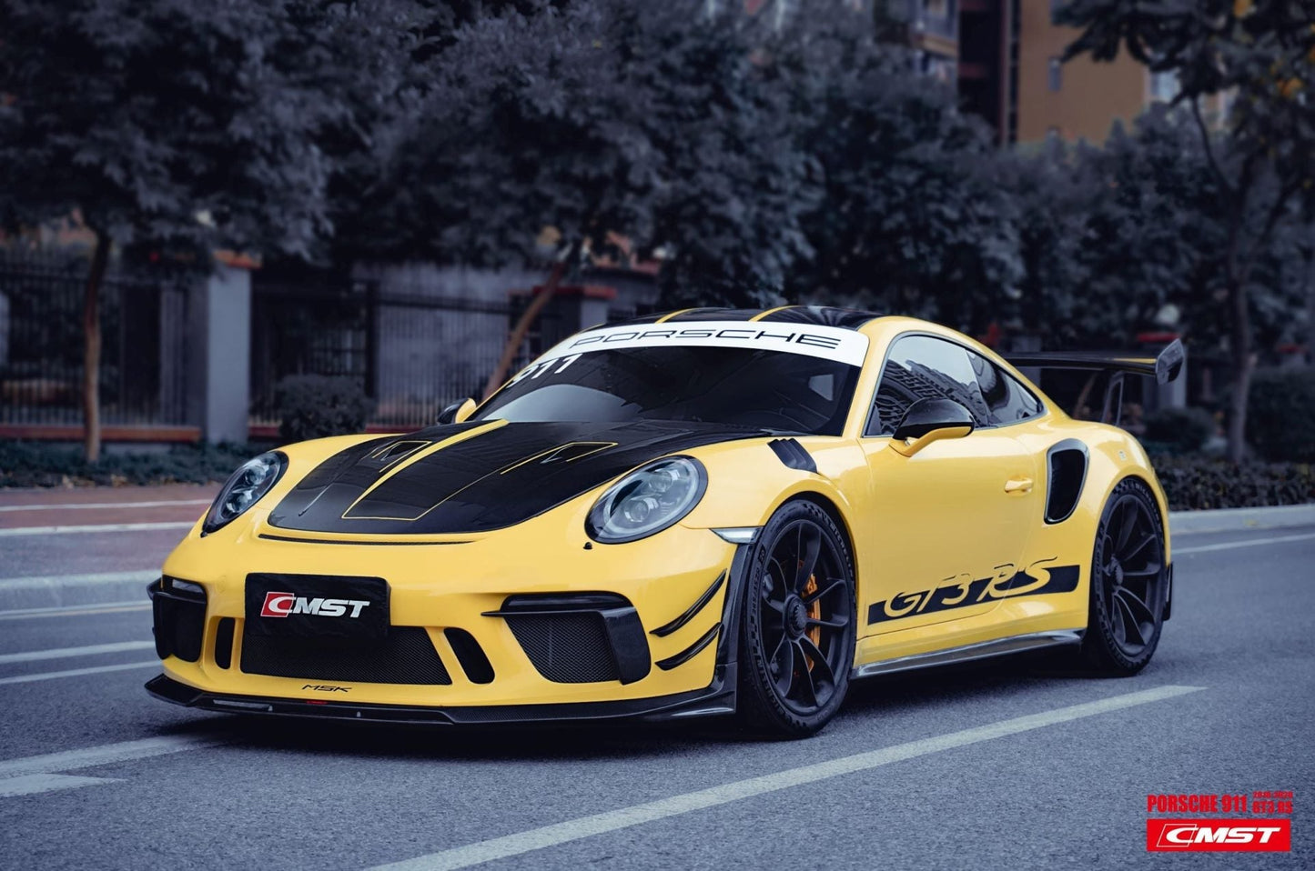 CMST Tuning Carbon Fiber Upper Valences for Porsche 991 991.2 GT3RS