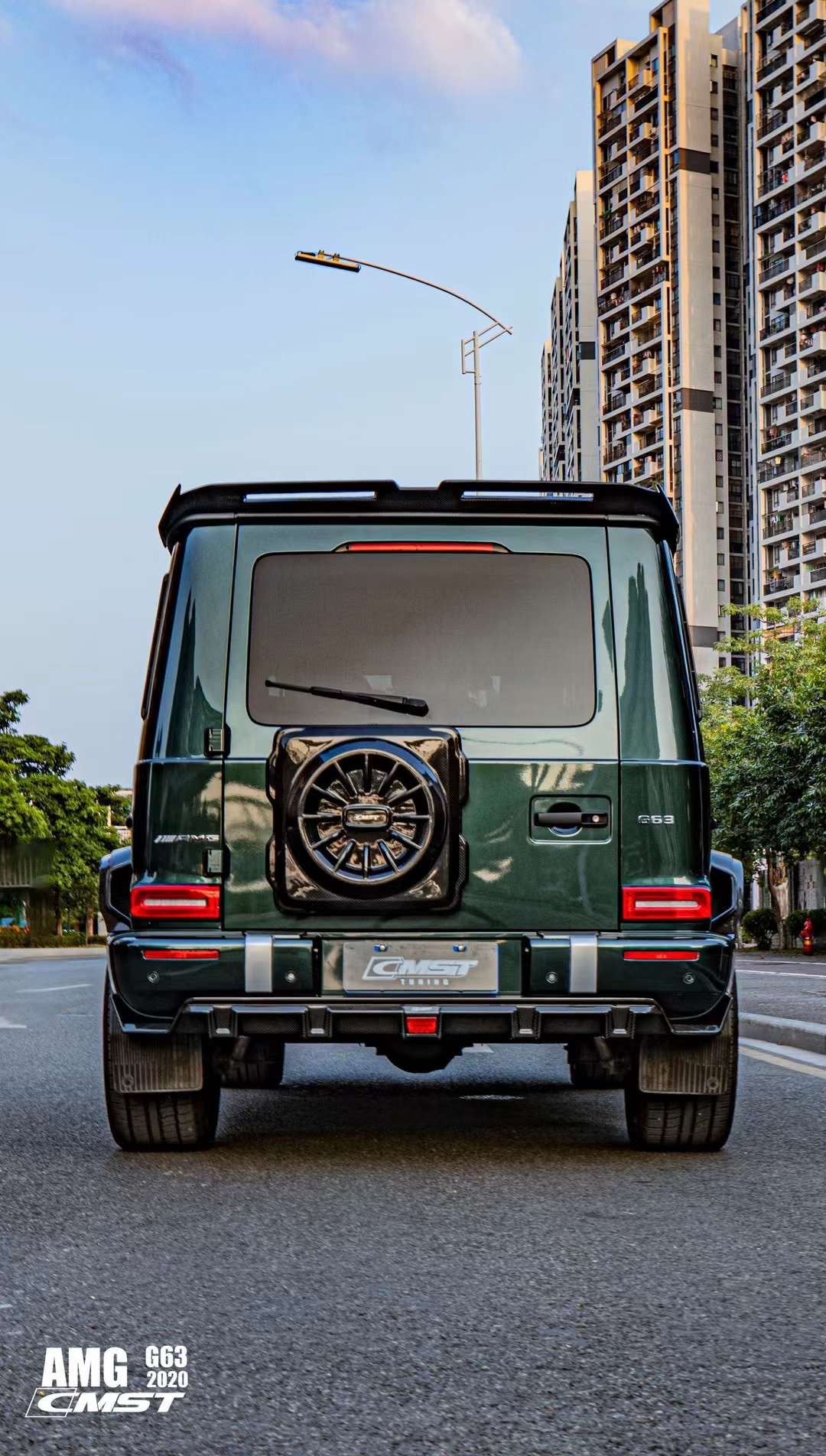 CMST Tuning Pre-preg Carbon Fiber Rear Roof Spoiler for Mercedes Benz G63 / G550 / G500 W464