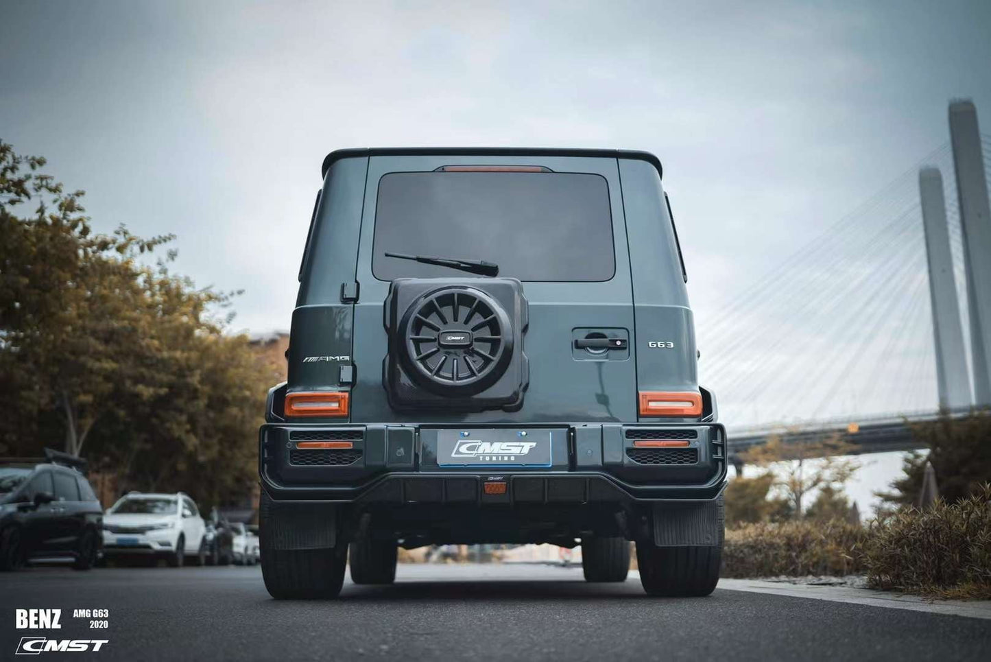 CMST Tuning Pre-preg Carbon Fiber Rear Roof Spoiler for Mercedes Benz G63 / G550 / G500 W464