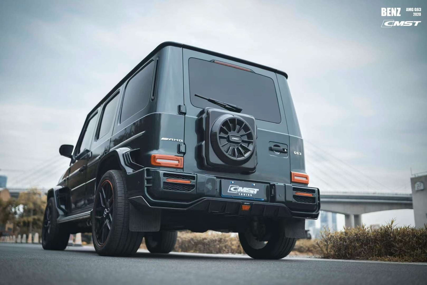 CMST Tuning Pre-preg Carbon Fiber Rear Roof Spoiler for Mercedes Benz G63 / G550 / G500 W464