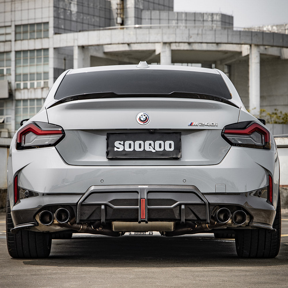 SOOQOO BMW G42 Carbon Fiber Rear Spat