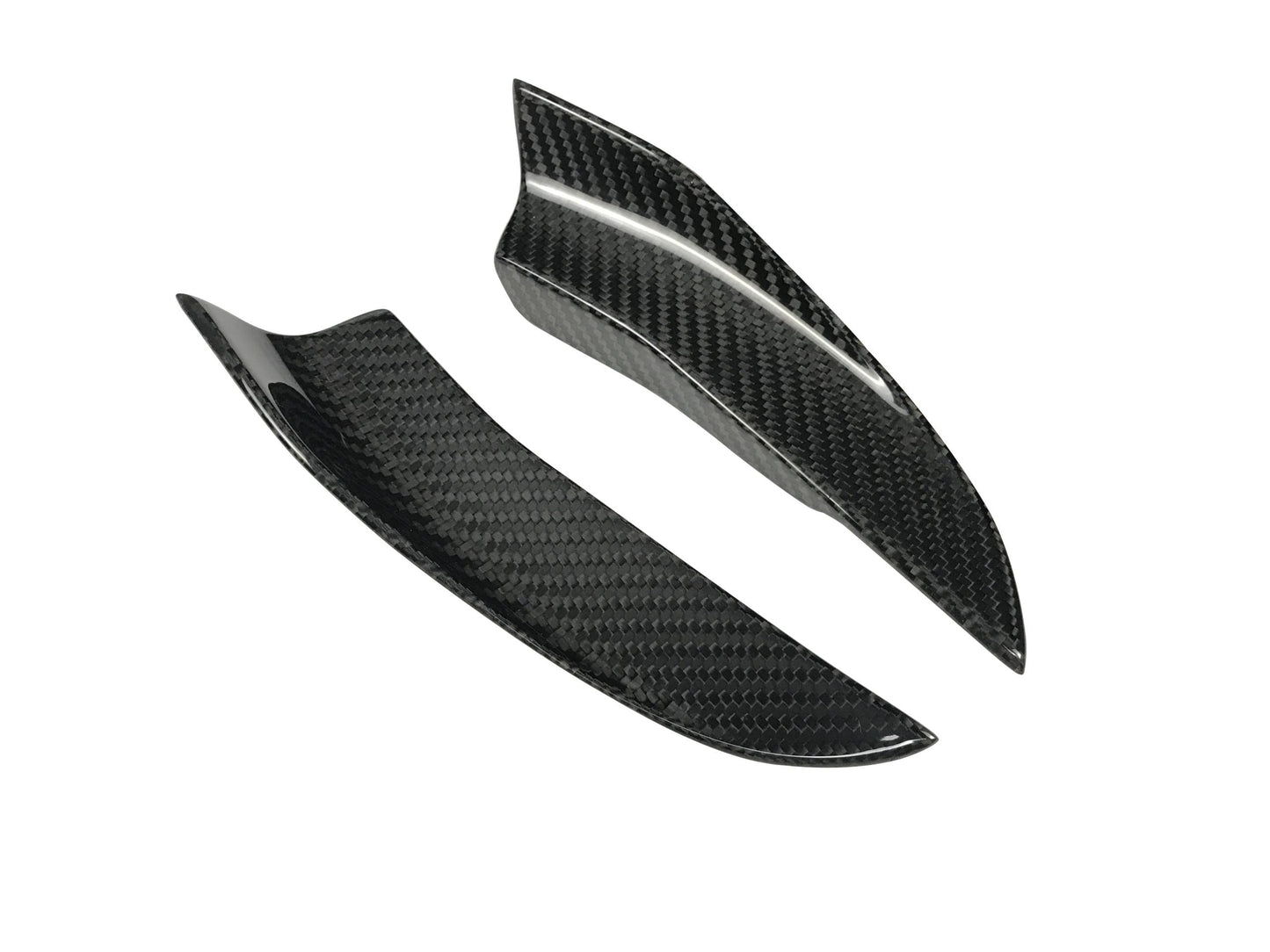SD Carbon Carbon Fiber Front Bumper Canards For Audi A4 S4 2020-ON B9.5