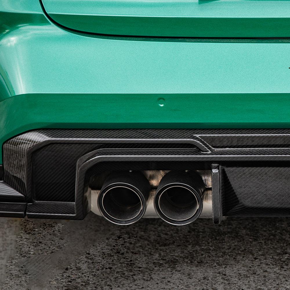 SOOQOO BMW M4 G82 G83 Carbon Fiber Diffuser + Rear Splitter