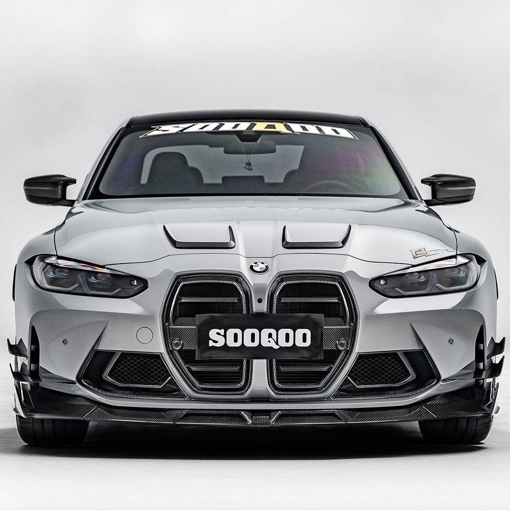 SOOQOO BMW M3 G80 M4 G82 Carbon Fiber Front Lip