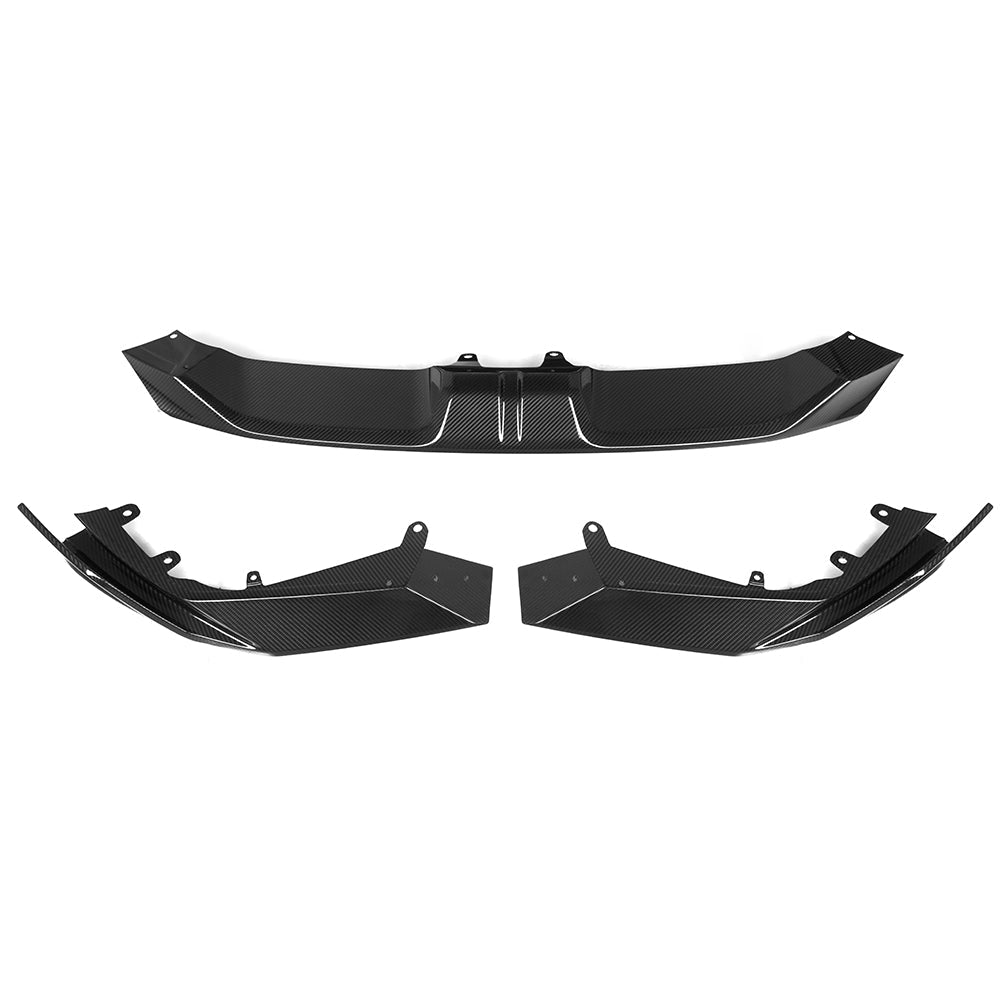 SOOQOO BMW X6M F96 LCI Prepreg Carbon Fiber Front Lip