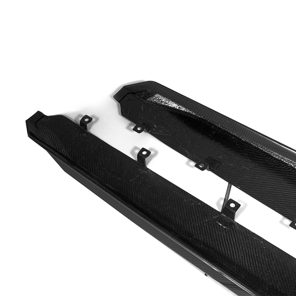 SOOQOO BMW X5 G05 X5M F95 LCI Carbon Fiber Side Skirt