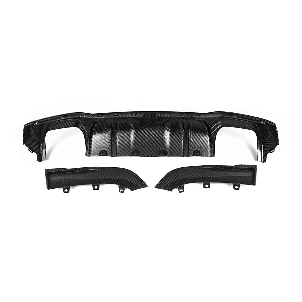 SOOQOO BMW G22 G23 Carbon Fiber Diffuser