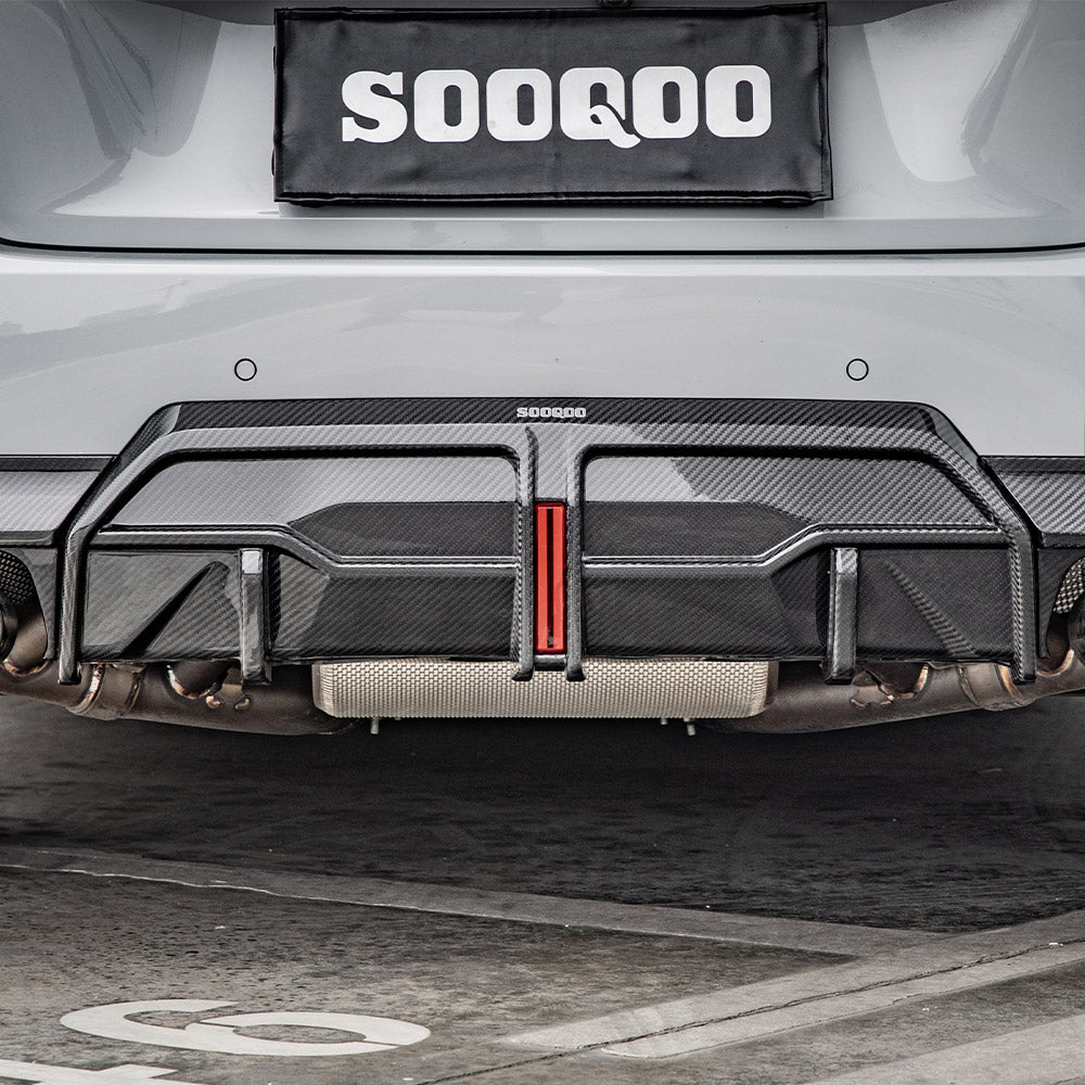 SOOQOO BMW G42 Carbon Fiber Center Diffuser With Light