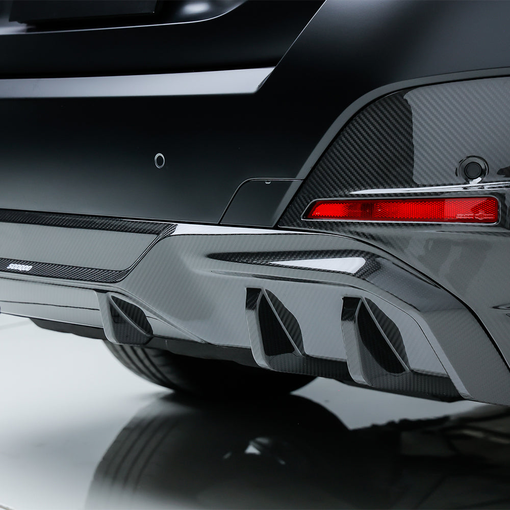 SOOQOO BMW i4 G26 BEV Carbon Fiber Diffuser
