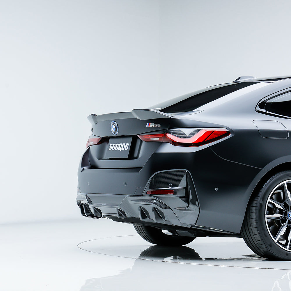 SOOQOO BMW i4 G26 BEV Carbon Fiber Diffuser