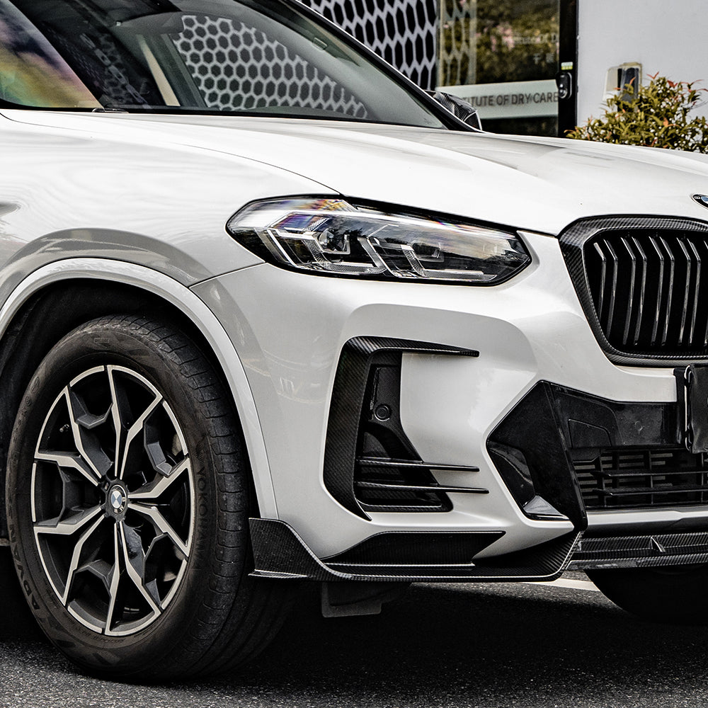 SOOQOO BMW X3 G01 X4 G02 LCI Carbon Fiber Front Lip