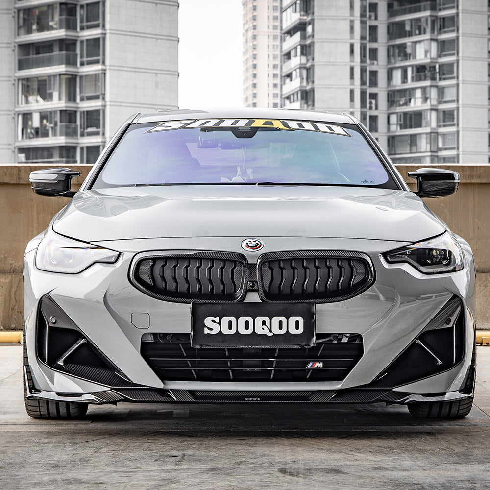 SOOQOO BMW G42 Carbon Fiber Front Lip