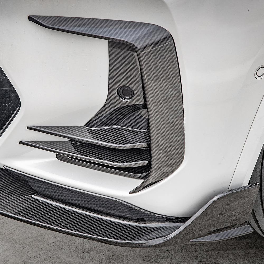 SOOQOO BMW iX3 Carbon Fiber Front Lip