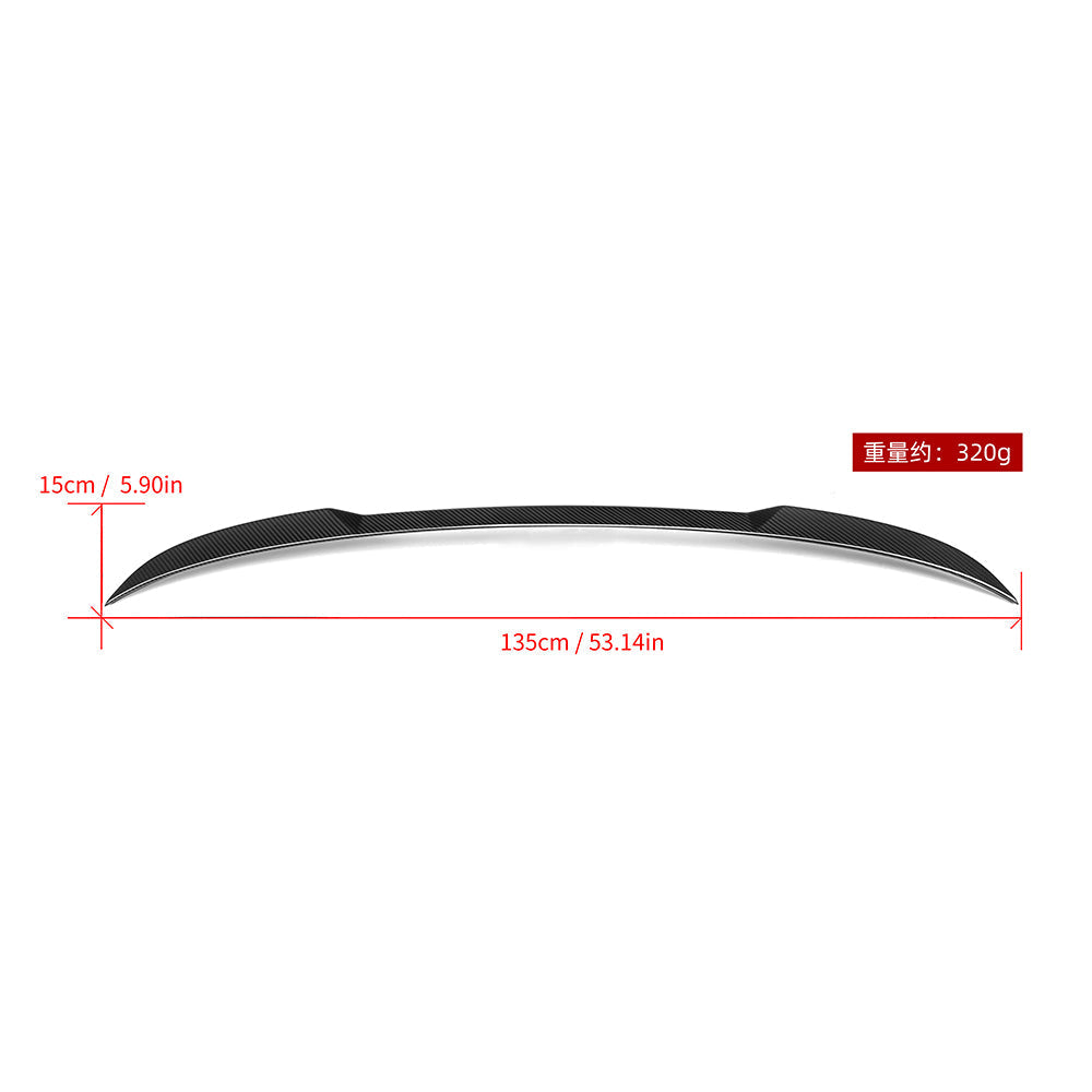 SOOQOO BMW iX3 / X3 G01 LCI Carbon Fiber Rear Spoiler