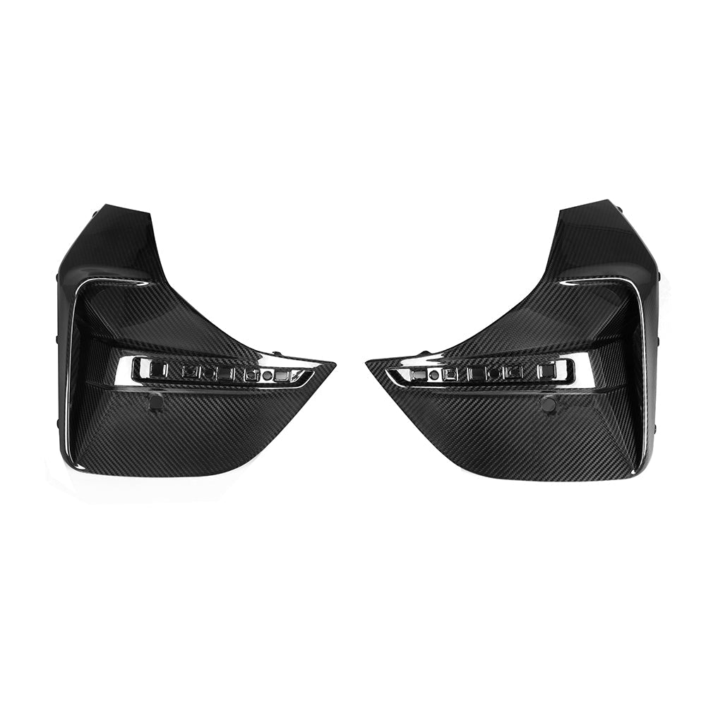 SOOQOO BMW G26/i4 Carbon Fiber Rear Bumper Trim