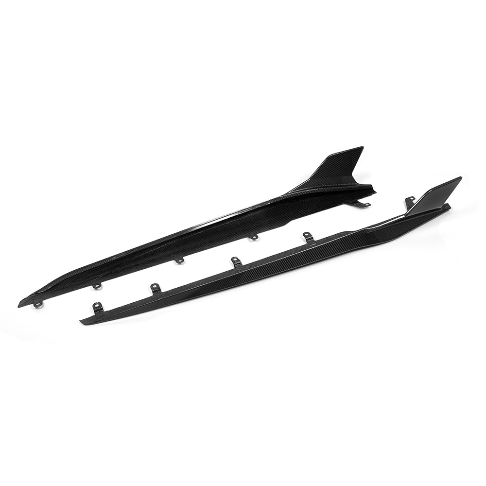 SOOQOO BMW G14 G15 / M8 F91 F92 Carbon Fiber Side Skirt