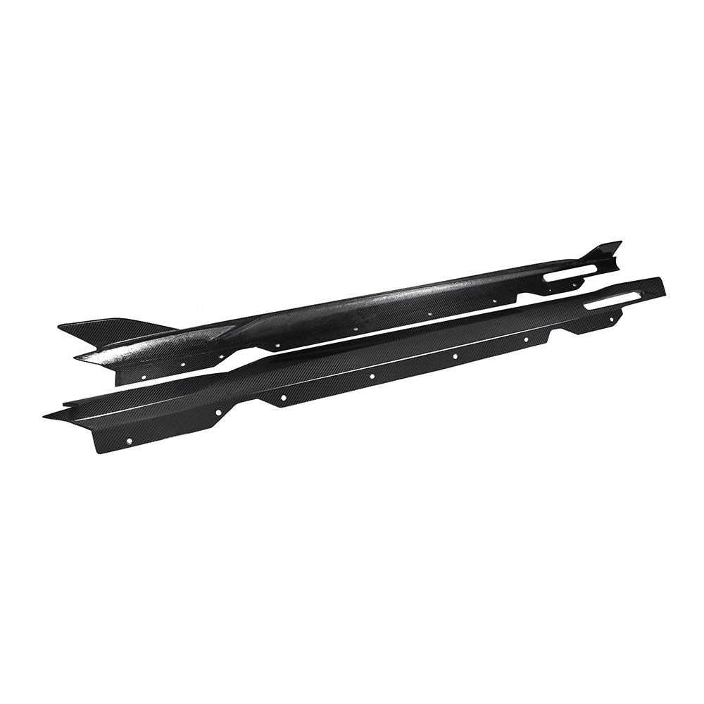 SOOQOO BMW G22 G23 Carbon Fiber Side Skirt