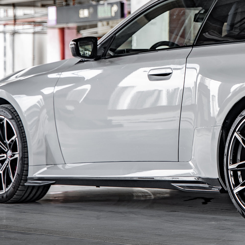 SOOQOO BMW M2 G87 Carbon Fiber Side Skirt
